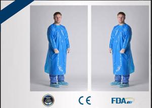 China Sterile / Non Sterile Disposable Protective Wear , Waterproof Disposable Hospital Gowns on sale