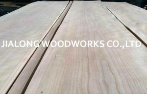China Crown Cut Sliced American Cherry Wood Veneer Sheet For Interior ecoration on sale