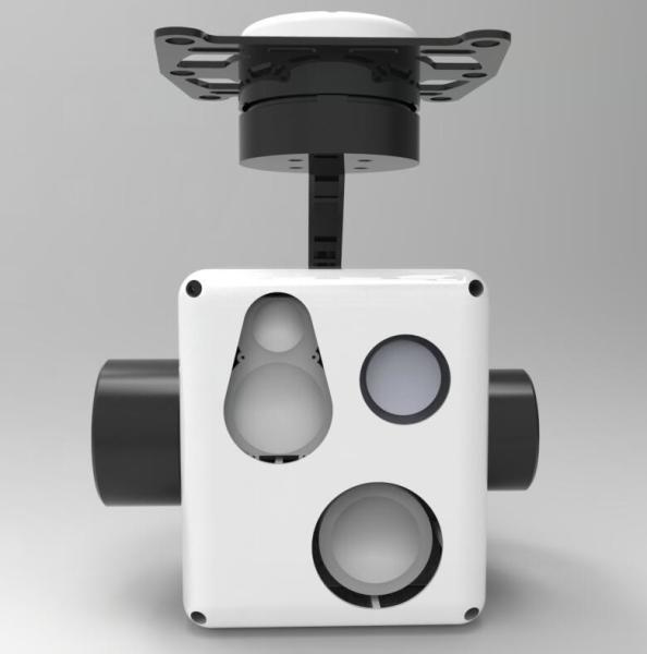 Buy Three-axis Multi-sensor Micro Gimbal With IR + TV + LRF Uncooled FPA EO IR Thermal Camera Monitoring System at wholesale prices