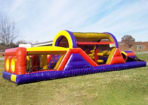 Quality Inflatable Bounce House Obstacle Course PVC Sport Game Obstacle Course For Adults for sale