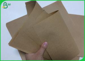 China A0 A1 70gsm 80gsm Brown Color Unbleached Softwood Pulp Kraft Paper For Shipping Bags on sale