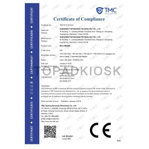Shenzhen Topadkiosk Technology Co., Ltd. Certifications