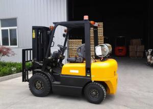 Quality Dual Fuel Forklift Industrial Forklift Truck ,  3000MM Lifting Height Propane Tank Forklift for sale