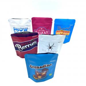 China LDPE Resealable Mylar Bags Gravure Print Aluminum Packaging Bags GMP on sale
