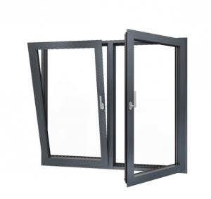 Quality ODM Aluminum Tilt And Turn Windows , Horizontal Double Tempered Glass Window for sale