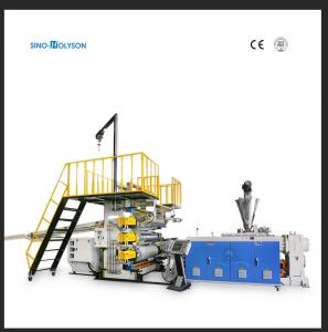 Quality 2-5mm Single Layer Or Multi Layer Sheet PVC Artificial Marble Sheet Machine for sale