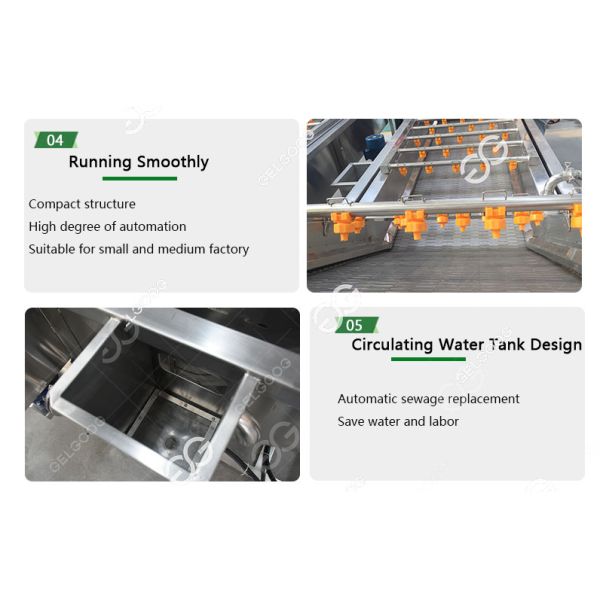 Automatic Vegetable Washer Fruit Washer Machine Vegetable Washing Line