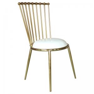 China Elegant Wedding Chair Hot Sale Design Leather Dining Chairs on sale