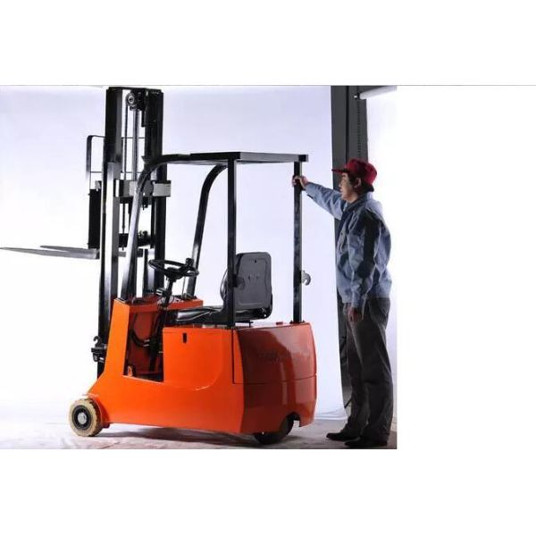 1 Ton Capacity Small 3 Wheels Electric Forklift Max. Lifting Height 90mm