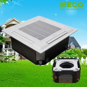 China Chilled Water ceiling cassette Fan Coil Unit-200CFM with build in drain pump on sale