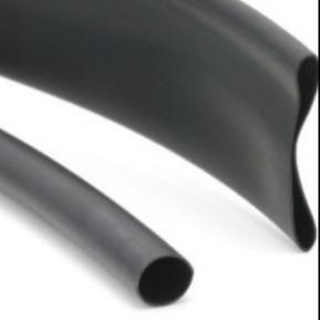 China EPDM Flexible Heat Shrink Sleeve 6.0mm 125C Black Sleeving on sale