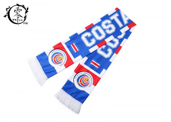 Buy Costa Rica Custom Soccer Scarves , Netherlands Football World Cup Scarf at wholesale prices
