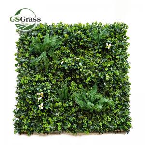 Quality Faux Greenery Plant Wall Panels Artificial Green IVY Hedges for sale
