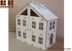 Quality wooden doll houses toys to build  wooden dollhouse for kids  6*8,12*16, 25*30 cm for sale