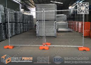 2.1m high Temporary Fence Panels for construction site 14microns hot dipped galvanized zinc layer
