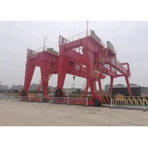 Buy cheap Finework Container Lifting 50 ton Double Girder Gantry Crane for Sale from wholesalers