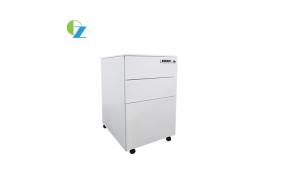 Quality Steel Mobile Pedestal Cabinet , 3 Drawers Filing Cabinet With Combination Lock for sale