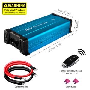 Buy cheap 4000 watt 24v 230v pure sine wave power inverter from wholesalers