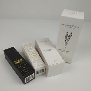 China Printed Paper Packaging Box Cream Paper Cosmetics Packaging Boxes With Stamping 60ml 30ml Makeup Skincare Paper Box on sale