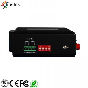 Quality Industrial 1 - 4Ch  Fiber Ethernet Converter , Single Mode RS232 / RS22 / RS485 for sale
