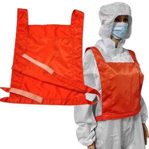 Quality Cleanroom Dust Free ESD High Visibility Safety Vest Conforms To IEC 61340 Standard for sale