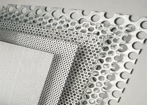 Quality Color Coated Decorative Perforated Aluminum Sheet Metal With Pvdf Coating for sale