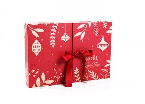 Quality Cardboard Christmas Gift Boxes With Ribbon for sale