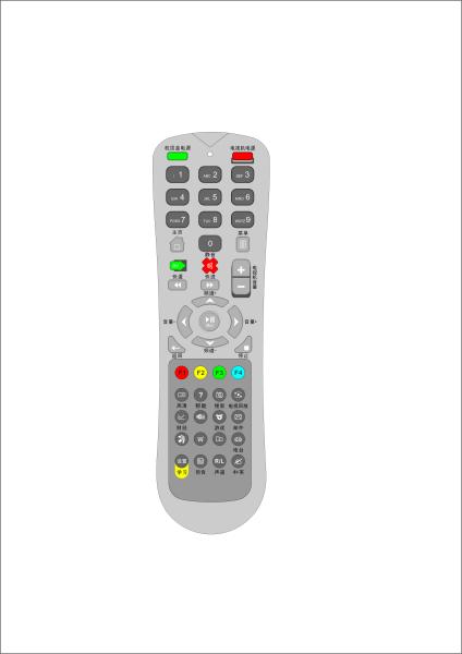 Buy Popular Shape IR Remote Control Large Code Library Artful Easy To Take at wholesale prices