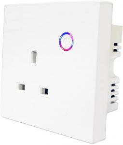 Quality Uk Smart 13A Wall Plug Socket Energy Monitor Electrical Wifi In Wall Outlet Timer  Work With Google&Alexa for sale