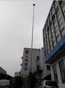 China 15 m telescopic antenna towers and lightweight antenna mast communication tower CCTV mast telescopic pole on sale