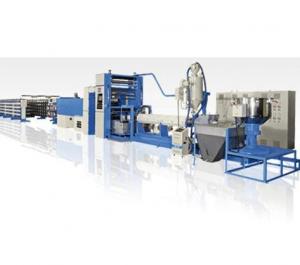 Quality 350kg/H PP Flat Yarn Extrusion Line , PP Woven Bag Making Machine High Speed for sale