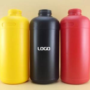 Quality 1000ml HDPE Plastic Container Ink Plastic Chemical Bottles Empty With Plastic Screw Cap for sale