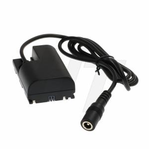 China 1m Dummy Battery Adapter DC Jack 5.5x2.5mm to LP-E6 for Canon EOS 60D 60Da 6D Cameras on sale