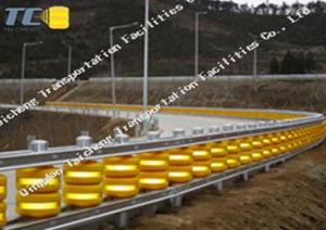 Quality EVA PU Plastic Traffic Bend Roller Road Guardrail Rotating Safety Anti Collision for sale