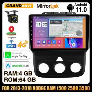 China 9 Android 11 Car Radio Stereo GPS Navi For 2013-2018 Dodge Ram 1500 2500 3500 on sale
