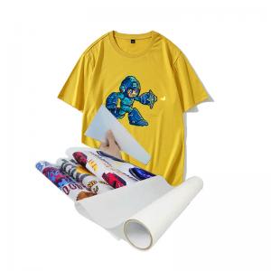 Quality A3 Heat Transfer Vinyl Sheets Cold Peel Heat Press PET Film For DTF Printer for sale