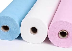 Quality Disposable Non Woven Bed Sheet SMS Roll 80*180CM for sale