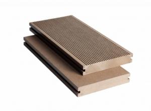 China Waterproof Co Extruded  Solid Hard Wood Board  Decking on sale