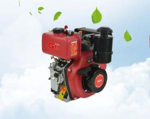 Quality Red Single Cylinder Diesel Engine Vertical Diesel 4 Stroke Engine for sale