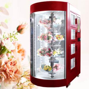 China Winnsen Subway Airport Metro Station Flowers Vending Machine Self Service Romatic Love Gifts OEM ODM For Bouquets on sale