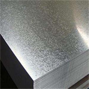 China 1219mm Width Galvanized Sheet Metal Galvanized Steel Flat Sheet EL20 on sale