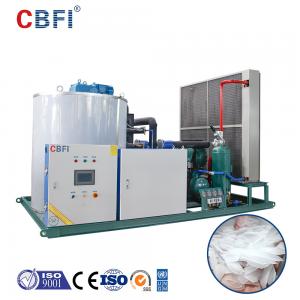 Quality 10 Ton Fresh Water Flake Ice Machine Used For Mixing Refrigerated Materials for sale