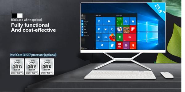 Buy 23.8″ All In One Pc Desktop Computer Touch Screen I7 11700 8 Cores 16mb Smart Cache Barebone System at wholesale prices