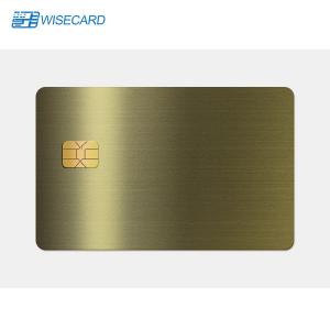 Quality Smart Loyalty 144 Bytes Metal Credit Card RFID NFC Chip Business Use for sale