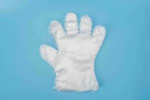 China Food-Contact Directly Disposable Use PE Gloves Waterproof Free Size Plastic Gloves on sale