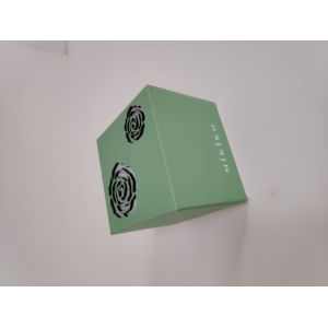 China Wholesale custom luxury rigid jewelry packaging box with laser flower on sale