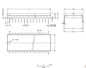 Integrated Circuit Chip 8-bit 80C51 low power 8 kB flash microcontroller with 256 B RAM, 192 B data P89V52X2FA  SOP