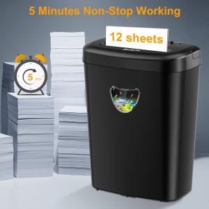 China 3.8m/Min Speed Crosscut Commercial Office Paper Shredder 25L High Security on sale