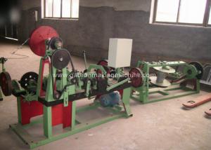 Quality Automatic Barbed Wire Making Machine , PVC Coated Barbed Wire Fencing Machine for sale