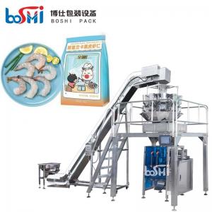 Quality Multihead Weigher Frozen Food Packing Machine For Sea Food Shrimp Fish for sale